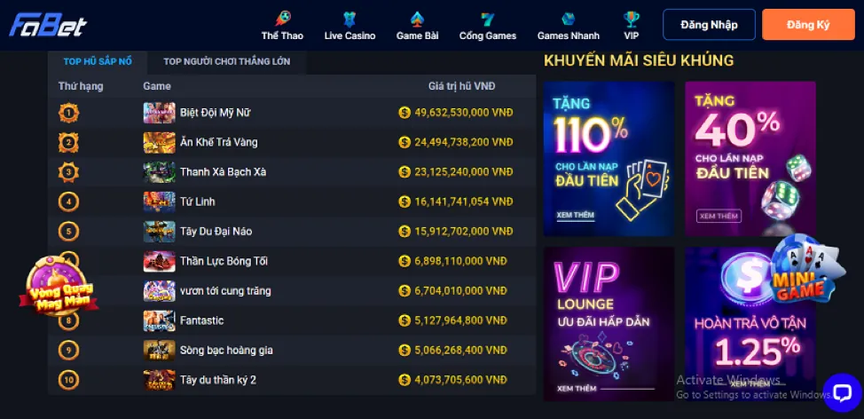 Chương trình VIP độc quyền của gg88 Nổ Hũ